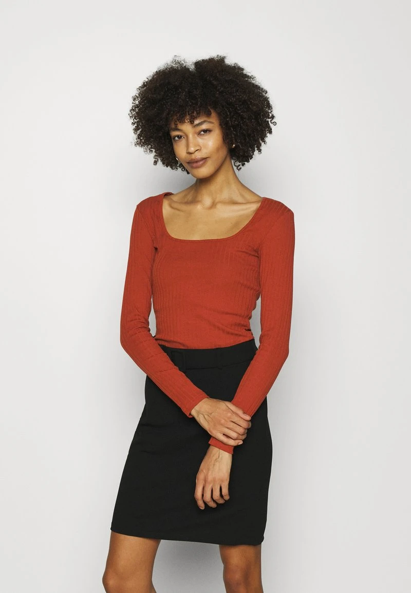 Toma de corriente ✨ Anna Field Camiseta De Manga Larga - Brown, Mujer ❤️ 3 Toma de corriente ✨ Anna Field Camiseta De Manga Larga - Brown, Mujer ❤️