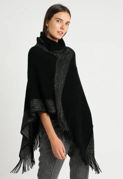 Nuevo ⭐ Anna Field Poncho - Black/gold, Mujer 🌟