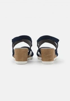 Gran venta ⭐ Anna Field LEATHER - Sandalias De Cuña - Blue, Mujer ⭐ -Fashionize Ventas c75cf1dae66d4ef6b2a8b14f5cc929cb