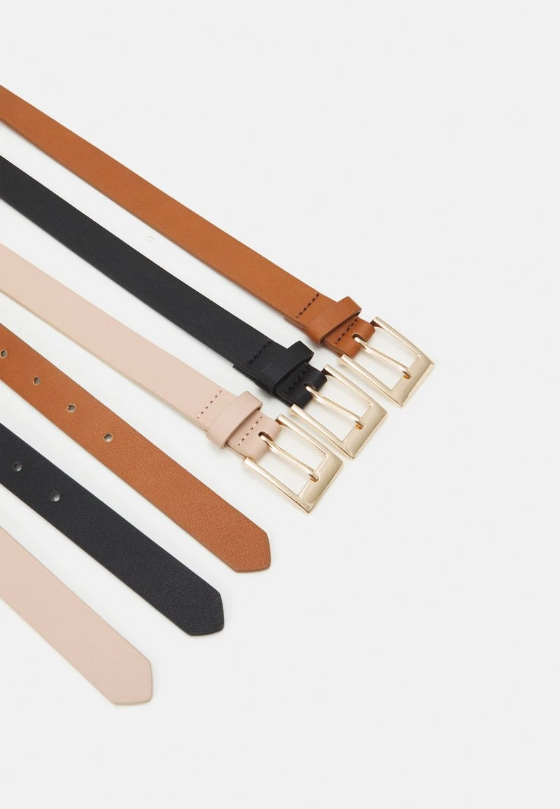 Venta al por mayor ⭐ Anna Field 3 PACK - Cinturón - Black/cognac/pink, Mujer ⌛ 4 Venta al por mayor ⭐ Anna Field 3 PACK - Cinturón - Black/cognac/pink, Mujer ⌛ - Imagen 2