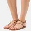 ofertas 🛒 Anna Field ❤️ Sandalias De Dedo - Cognac/gold, Mujer ✨