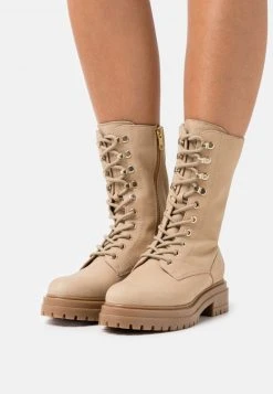 Barato 😀 Anna Field LEATHER - Botas Con Plataforma - Beige, Mujer 🎁