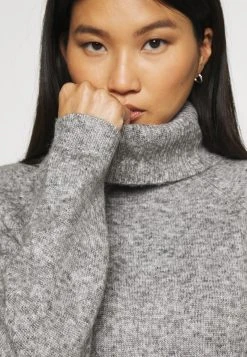 Barato 😀 Anna Field Vestido De Punto - Mottled Dark Grey, Mujer 👍 -Fashionize Ventas d0190ab61cb6493aa0e30658b6bccf05