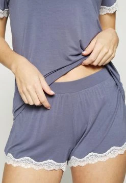 Gran venta 🛒 Anna Field LACE TRIM SHORT SET - Pijama - Blue, Mujer 🛒 -Fashionize Ventas d077fd98b412424598515b9f82072dbf