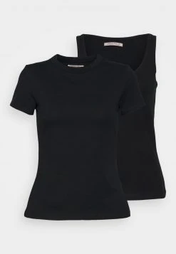 Promoción 🎉 Anna Field 2 PACK - Top - Black, Mujer 😉