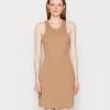 Mejor precio ⌛ Anna Field Vestido De Punto - Brown, Mujer 💯