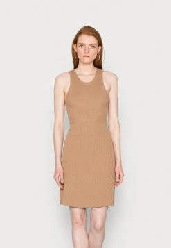 Mejor precio ⌛ Anna Field Vestido De Punto - Brown, Mujer 💯