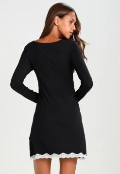 Nuevo ✔️ Anna Field HEIDI LONG SLEEVES VISCOSE NIGHTDRESS - Camisón - Black, Mujer 🔔 -Fashionize Ventas dbbb3ef60df3468092f7b21fde501e66
