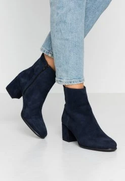 Toma de corriente ✔️ Anna Field LEATHER BOOTIES - Botines - Dark Blue, Mujer 🎉