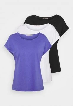 Venta express ⌛ Anna Field 3 PACK - Camiseta Básica - Black/white/blue, Mujer ⌛ -Fashionize Ventas e5268518d1c74cf3a8052b5fb2d4e86c