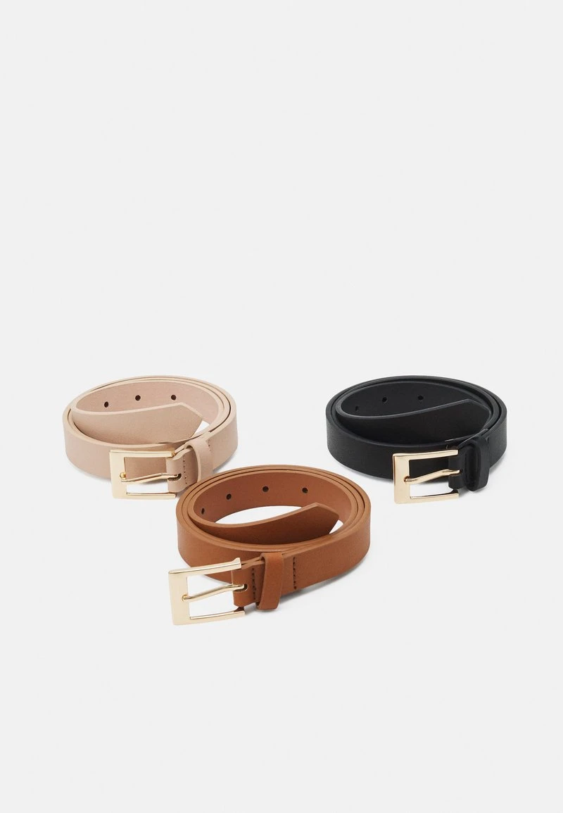 Venta al por mayor ⭐ Anna Field 3 PACK - Cinturón - Black/cognac/pink, Mujer ⌛ 3 Venta al por mayor ⭐ Anna Field 3 PACK - Cinturón - Black/cognac/pink, Mujer ⌛