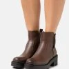 Comprar 🥰 Anna Field COMFORT - Botines Con Plataforma - Dark Brown, Mujer 🎉