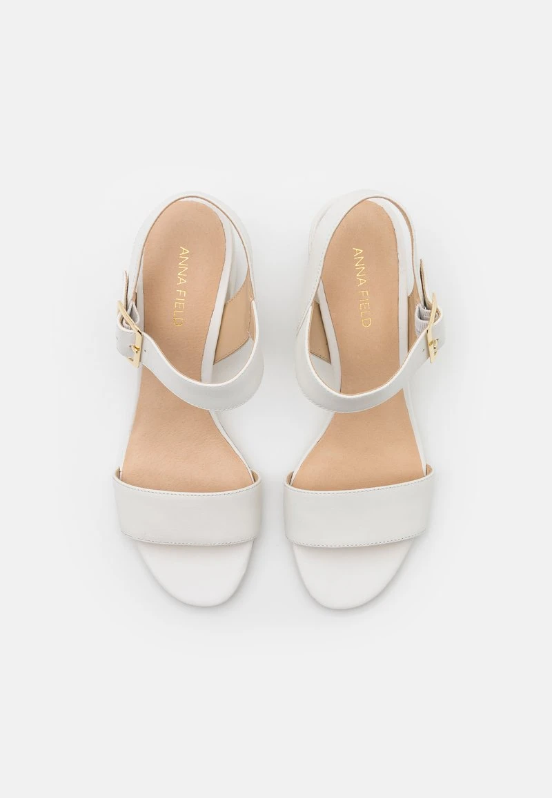 Nuevo 🔔 Anna Field LEATHER - Sandalias - White, Mujer 😀 8 Nuevo 🔔 Anna Field LEATHER - Sandalias - White, Mujer 😀 - Imagen 6