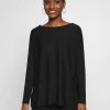 Cupón 🎁 Anna Field BATWING JUMPER BOATNECK - Jersey De Punto - Black, Mujer 🔔