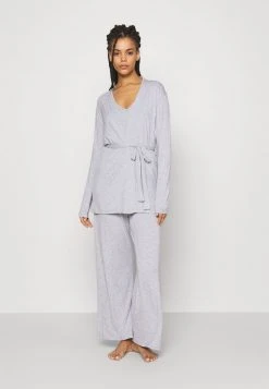 Barato ⭐ Anna Field 3 PIECE JERSEY LOUNGE SET - Pijama - Mottled Light Grey, Mujer ❤️