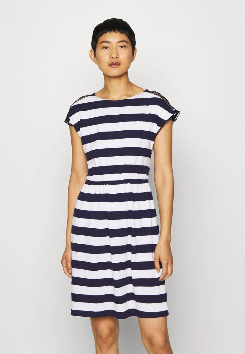 Venta express 🎁 Anna Field Vestido Ligero - Evening Blue/white, Mujer ❤️ 3 Venta express 🎁 Anna Field Vestido Ligero - Evening Blue/white, Mujer ❤️