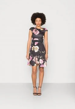 Presupuesto 😀 Anna Field Vestido Ligero - Black/pink, Mujer ✔️