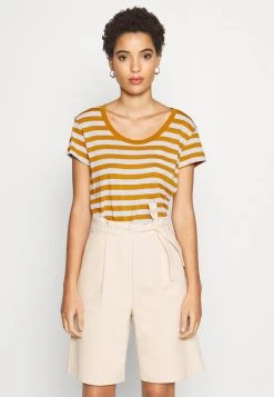 Descuento ❤️ Anna Field Camiseta Estampada - White/yellow, Mujer ✨