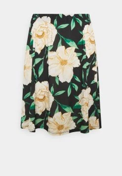 Lo mas barato ⌛ Anna Field Falda Acampanada - Black/multi-coloured, Mujer ❤️