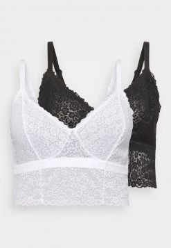 Toma de corriente 👍 Anna Field 2 PACK - Top - Black, Mujer ✔️