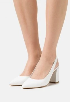 Para estrenar 🤩 Anna Field LEATHER - Tacones - White, Mujer ❤️