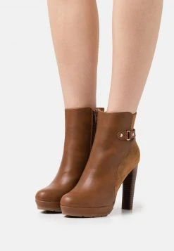 Lo mas barato ⭐ Anna Field Botines Con Plataforma - Cognac, Mujer 🌟