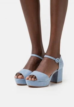 mejor venta ❤️ Anna Field 🧨 Sandalias Con Plataforma - Light Blue, Mujer 🌟